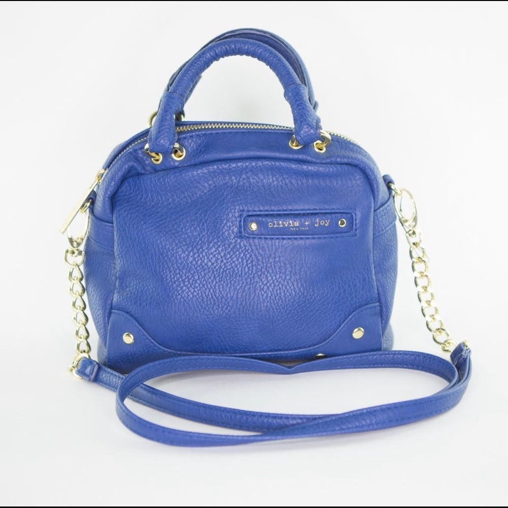 OLIVIA + JOY Blue Small Crossbody Handbag